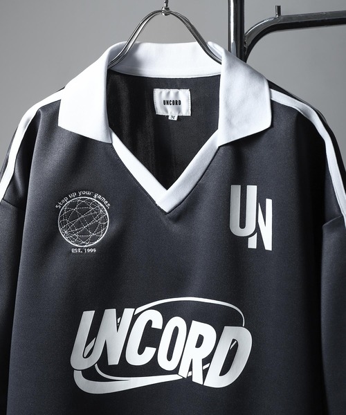 UNCORD（アンコード）の「【UNCORD】Soccer Game Half Sleeve Shirt / ゲームシャツ / サッカーシャツ（Tシャツ/カットソー・メンズ・オフホワイト/ブラック/チャコール/グレー・MEDIUM/LARGE/X-LARGE）」の13枚目の写真