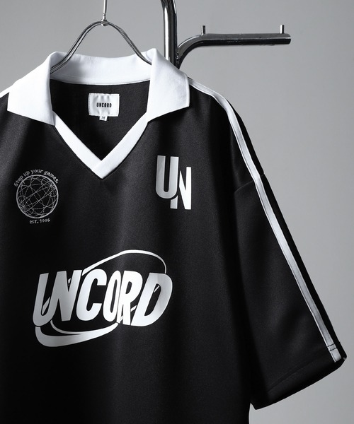 UNCORD（アンコード）の「【UNCORD】Soccer Game Half Sleeve Shirt / ゲームシャツ / サッカーシャツ（Tシャツ/カットソー・メンズ・オフホワイト/ブラック/チャコール/グレー・MEDIUM/LARGE/X-LARGE）」の6枚目の写真