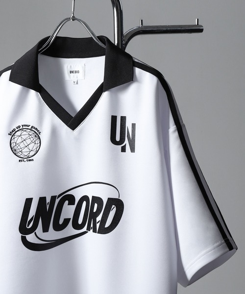 UNCORD（アンコード）の「【UNCORD】Soccer Game Half Sleeve Shirt / ゲームシャツ / サッカーシャツ（Tシャツ/カットソー・メンズ・オフホワイト/ブラック/チャコール/グレー・MEDIUM/LARGE/X-LARGE）」の7枚目の写真