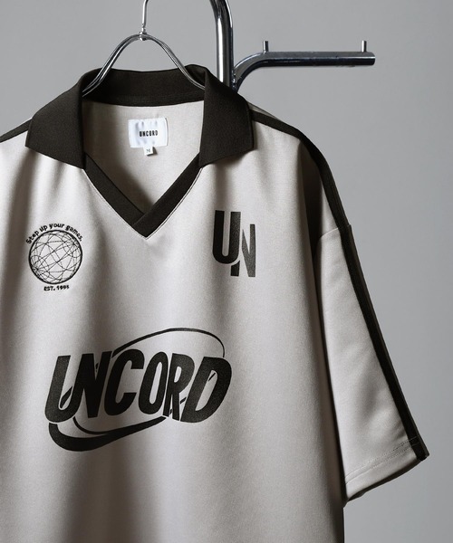 UNCORD（アンコード）の「【UNCORD】Soccer Game Half Sleeve Shirt / ゲームシャツ / サッカーシャツ（Tシャツ/カットソー・メンズ・オフホワイト/ブラック/チャコール/グレー・MEDIUM/LARGE/X-LARGE）」の5枚目の写真