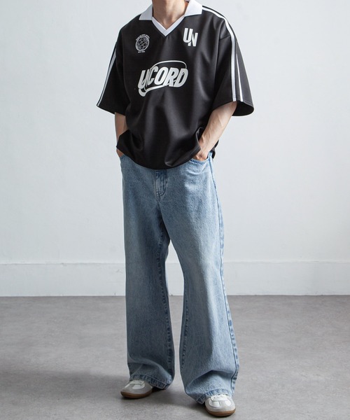 UNCORD（アンコード）の「【UNCORD】Soccer Game Half Sleeve Shirt / ゲームシャツ / サッカーシャツ（Tシャツ/カットソー・メンズ・オフホワイト/ブラック/チャコール/グレー・MEDIUM/LARGE/X-LARGE）」の21枚目の写真