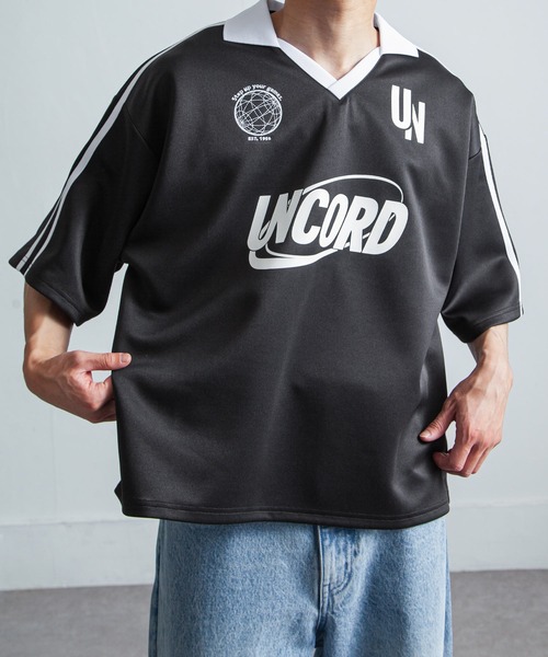UNCORD（アンコード）の「【UNCORD】Soccer Game Half Sleeve Shirt / ゲームシャツ / サッカーシャツ（Tシャツ/カットソー・メンズ・オフホワイト/ブラック/チャコール/グレー・MEDIUM/LARGE/X-LARGE）」の19枚目の写真