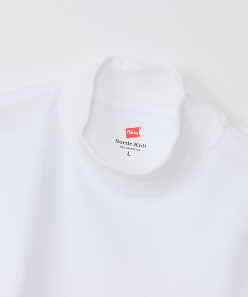 HANES（ヘインズ）の「【Hanes/ヘインズ】メンズ ハイネックロングスリーブ（Tシャツ/カットソー・メンズ・ブラック/ホワイト・LARGE/MEDIUM/X-LARGE）」の18枚目の写真