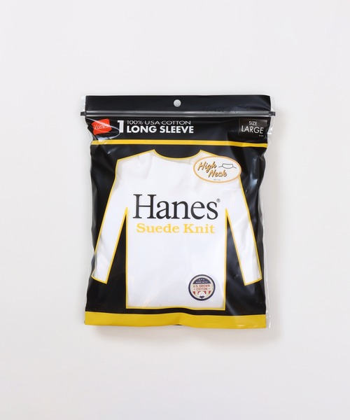 HANES（ヘインズ）の「【Hanes/ヘインズ】メンズ ハイネックロングスリーブ（Tシャツ/カットソー・メンズ・ブラック/ホワイト・LARGE/MEDIUM/X-LARGE）」の19枚目の写真