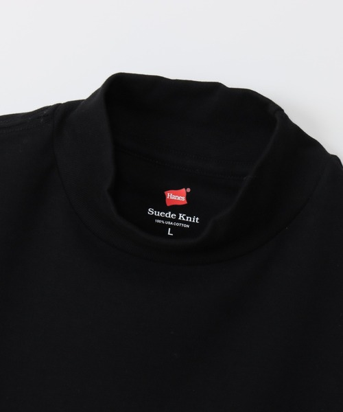 HANES（ヘインズ）の「【Hanes/ヘインズ】メンズ ハイネックロングスリーブ（Tシャツ/カットソー・メンズ・ブラック/ホワイト・LARGE/MEDIUM/X-LARGE）」の13枚目の写真