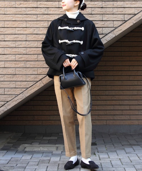 THE SHINZONE（ザ　シンゾーン）の「THE SHINZONE/シンゾーン　ショートダッフルコート　SHORT DUFFLE COAT　24AMSCO06（ダッフルコート・レディース・ブラック・FREE）」の5枚目の写真