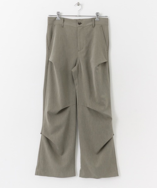 SENSE OF PLACE by URBAN RESEARCH（センスオブプレイスバイアーバンリサーチ）の「ランダムタックフレアパンツ（その他パンツ・メンズ・ブラック/カーキ・MEDIUM/LARGE）」の20枚目の写真