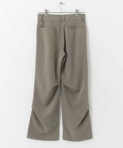 SENSE OF PLACE by URBAN RESEARCH（センスオブプレイスバイアーバンリサーチ）の「ランダムタックフレアパンツ（その他パンツ・メンズ・ブラック/カーキ・MEDIUM/LARGE）」の22枚目の写真