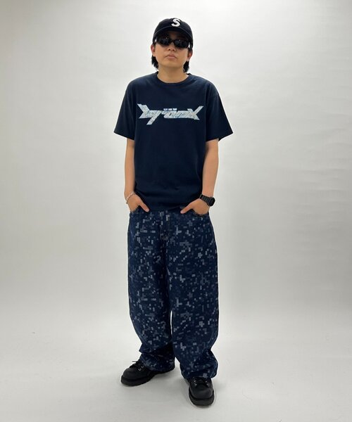 WHO'S WHO gallery(フーズフーギャラリー)の「デジジャガードデニム(デニムパンツ・メンズ・インディゴブルー/サックスブルー・FREE)」の5枚目の写真