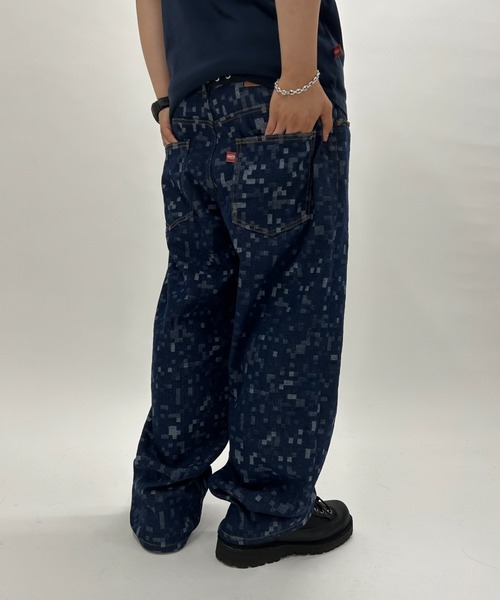 WHO'S WHO gallery(フーズフーギャラリー)の「デジジャガードデニム(デニムパンツ・メンズ・インディゴブルー/サックスブルー・FREE)」の12枚目の写真