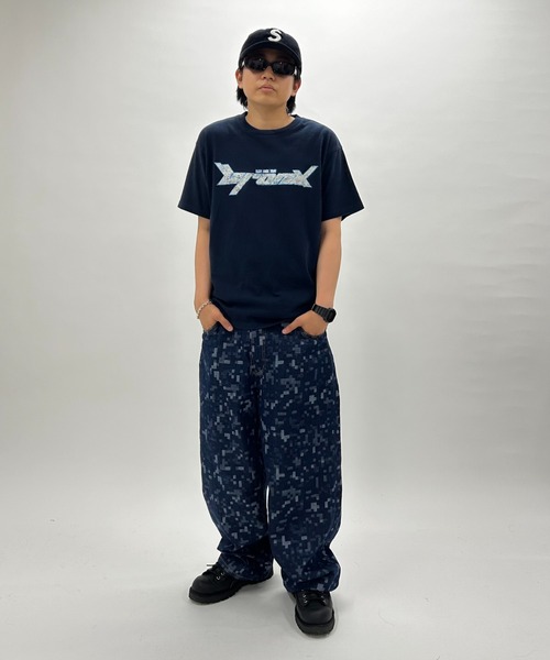 WHO'S WHO gallery(フーズフーギャラリー)の「デジジャガードデニム(デニムパンツ・メンズ・インディゴブルー/サックスブルー・FREE)」の13枚目の写真