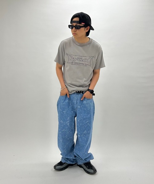 WHO'S WHO gallery(フーズフーギャラリー)の「デジジャガードデニム(デニムパンツ・メンズ・インディゴブルー/サックスブルー・FREE)」の18枚目の写真