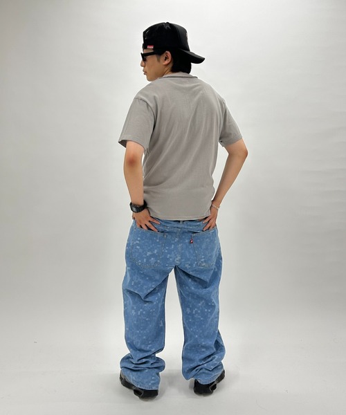 WHO'S WHO gallery(フーズフーギャラリー)の「デジジャガードデニム(デニムパンツ・メンズ・インディゴブルー/サックスブルー・FREE)」の20枚目の写真