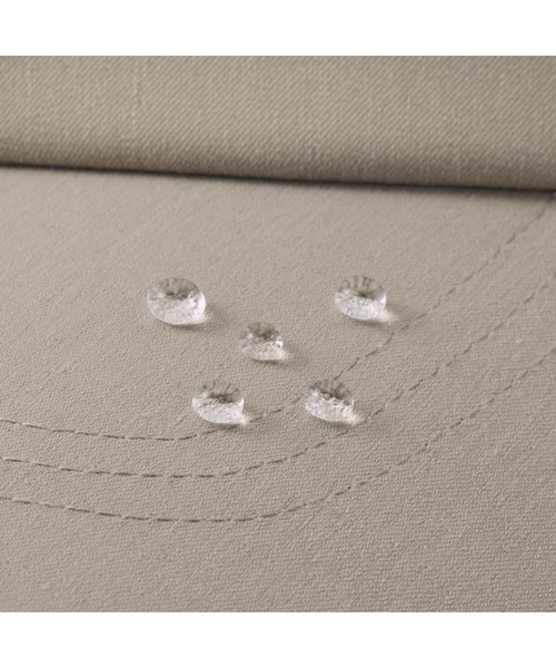 無印良品（ムジルシリョウヒン）の「ＵＶカット　透湿撥水　防水テープ使い　キャップ　５５～５９ｃｍ（キャップ・レディース・ベージュ/ブラック/ブラウン系・55-59cm）」の21枚目の写真