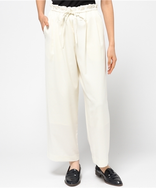 SHIPS for women（シップスフォーウィメン）の「ワイドパンツ（その他パンツ・レディース・ライトグレー/ネイビー/アイボリー・36/38）」の17枚目の写真