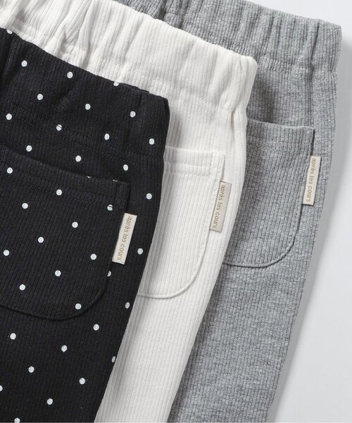 apres les cours（アプレレクール）の「7days Style/フリルレギンス（その他パンツ・キッズ・グレー/アイボリー/ドット・110/120/80/90/100/130）」の7枚目の写真