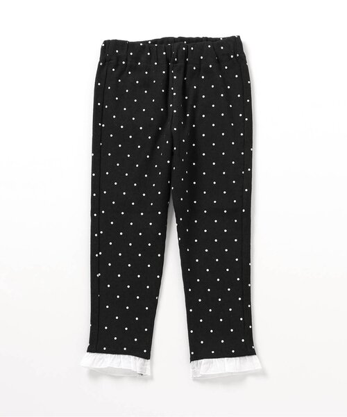apres les cours（アプレレクール）の「7days Style/フリルレギンス（その他パンツ・キッズ・グレー/アイボリー/ドット・110/120/80/90/100/130）」の16枚目の写真