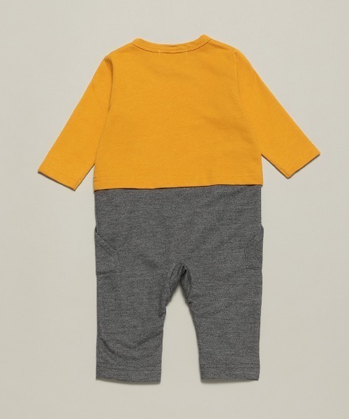 【セール】リバティ働くクルマカバーオール（ロンパース）｜sense of wonder（センスオブワンダー）