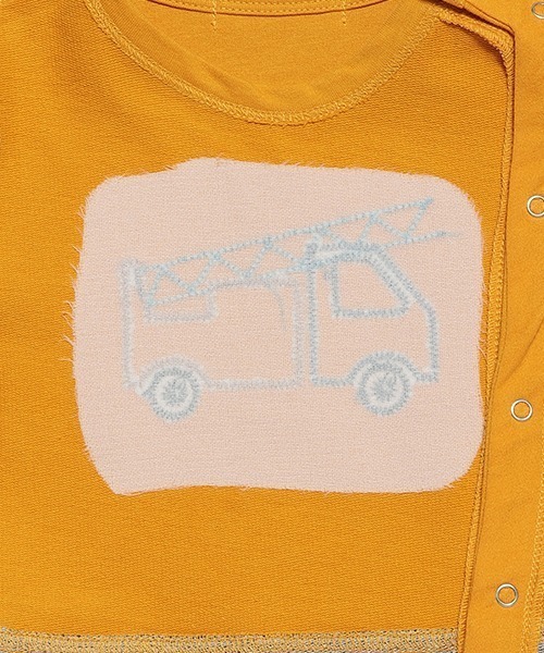 【セール】リバティ働くクルマカバーオール（ロンパース）｜sense of wonder（センスオブワンダー）