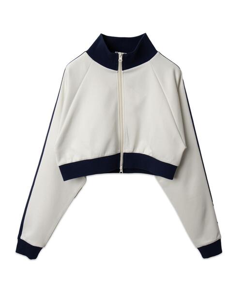 WEGO（ウィゴー）の「WEGO/【新色追加でリバイバル！】ショートトラックジャケット（ブルゾン・レディース・ブラック/ワイン/その他1/ネイビー/ピンク・FREE）」の13枚目の写真