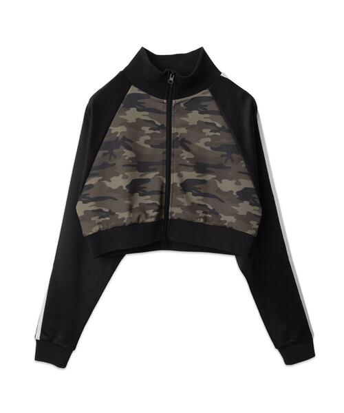 WEGO（ウィゴー）の「WEGO/【新色追加でリバイバル！】ショートトラックジャケット（ブルゾン・レディース・ブラック/ワイン/その他1/ネイビー/ピンク・FREE）」の10枚目の写真