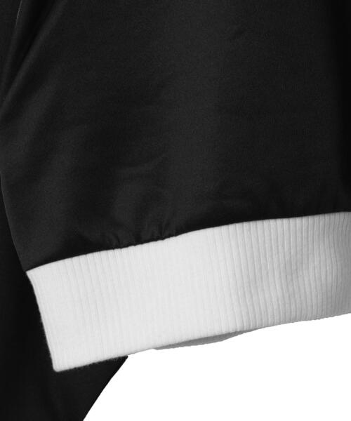 WEGO（ウィゴー）の「WEGO/【新色追加でリバイバル！】ショートトラックジャケット（ブルゾン・レディース・ブラック/ワイン/その他1/ネイビー/ピンク・FREE）」の6枚目の写真