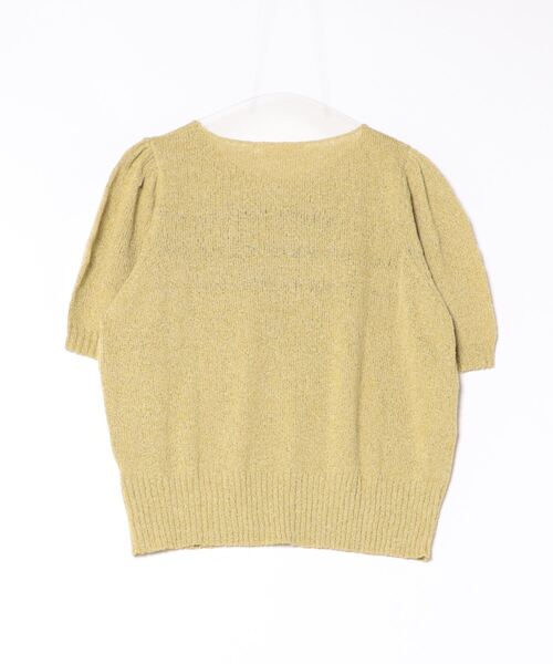 GOLDJAPAN(ゴールドジャパン)の「三連リボンパフスリーブサマーニット【大きいサイズ対応】(ニット/セーター・レディース・ホワイト/グリーン・LL/3L/4L)」の20枚目の写真