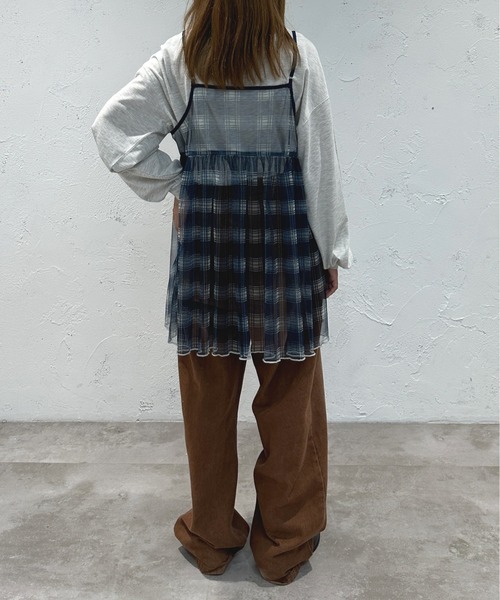 kutir（クティール）の「チェックチュールドロストキャミビスチェ（その他トップス・レディース・レッド/ブラウン/ブルー/ブルー系その他/レッド系その他・FREE）」の21枚目の写真