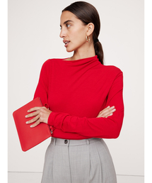 Banana Republic（バナナリパブリック）の「レーヨンウール ボートネック トップス（Tシャツ/カットソー）」