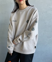 [PENDLETON/ペンドルトン] 別注 ネイティブ柄 ダンボールニット クルーネックスウェット
