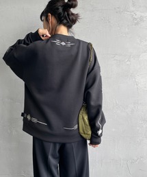 [PENDLETON/ペンドルトン] 別注 ネイティブ柄 ダンボールニット クルーネックスウェット