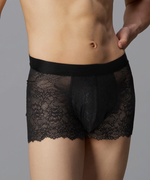 WACOAL MEN(ワコールメン)の「グッドデザイン賞受賞 「レースボクサー」 ボクサーパンツ(ボクサーパンツ・メンズ・エンジ/パープル/ブルー/ブラック系その他/スミクロ/サンドベージュ/グレイッシュブルー・LL)」の19枚目の写真