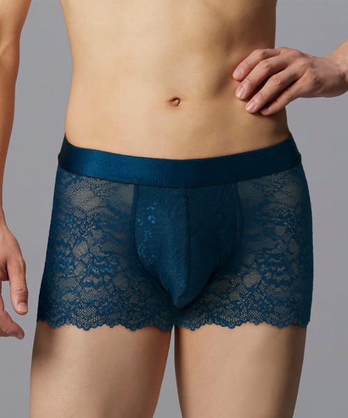 WACOAL MEN(ワコールメン)の「グッドデザイン賞受賞 「レースボクサー」 ボクサーパンツ(ボクサーパンツ・メンズ・エンジ/パープル/ブルー/ブラック系その他/スミクロ/サンドベージュ/グレイッシュブルー・LL)」の21枚目の写真
