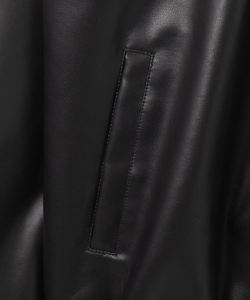 【セール】∴WEGO/【2024AW/大人気シリーズに新作登場！】U.S.POLO ASSN.フェイクレザージャケット（ブルゾン）｜U.S. POLO ASSN.（ユーエスポロアッスン）