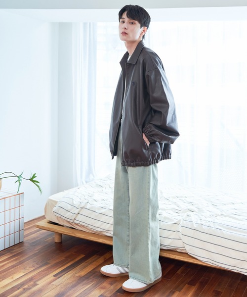 【セール】∴WEGO/【2024AW/大人気シリーズに新作登場！】U.S.POLO ASSN.フェイクレザージャケット（ブルゾン）｜U.S. POLO ASSN.（ユーエスポロアッスン）