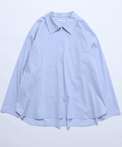 Firsthand(ファーストハンド)の「Firsthand/ファーストハンド スキッパーZIPシャツ(シャツ/ブラウス・レディース・サックスブルー/ホワイト・フリ-)」の19枚目の写真