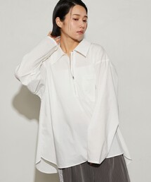 Firsthand（ファーストハンド）の「Firsthand/ファーストハンド スキッパーZIPシャツ（シャツ/ブラウス）」
