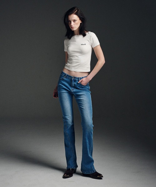 ★MARDI MERCREDI★TSHIRT SCOOP BACK★大人気★ TSHIRT SCOOP BACK(Tシャツ/カットソー)|Mardi Mercredi