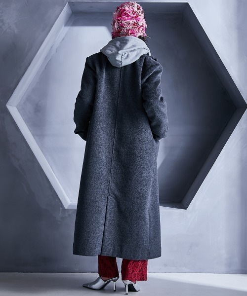 GEVS.（ジェイヴィス）の「【販売終了】裏起毛ショート丈ジップアップパーカー ＜大きいサイズ有＞GEVS.（パーカー・レディース・杢グレー/アイボリー・M/L/LL/3L/4L/5L）」の20枚目の写真