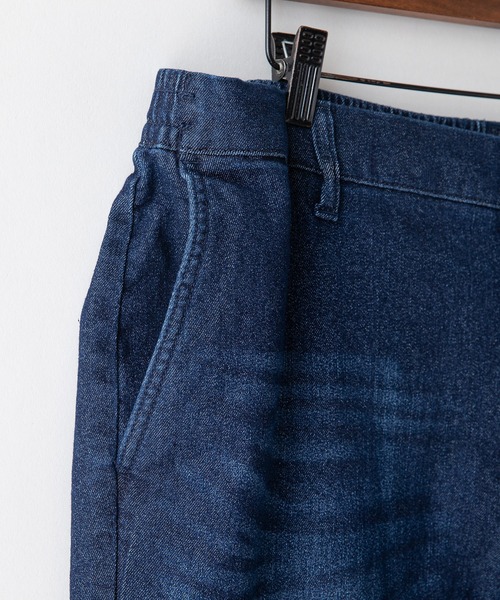 Blue Standard （ブルースタンダード）の「【BLUE STANDARD/ブルースタンダード】スーパーストレッチデニム テーパード 軽量 体型カバー（デニムパンツ・メンズ・ワンウォッシュ/スミクロ/インディゴブルー・MEDIUM/LARGE/X-LARGE）」の7枚目の写真