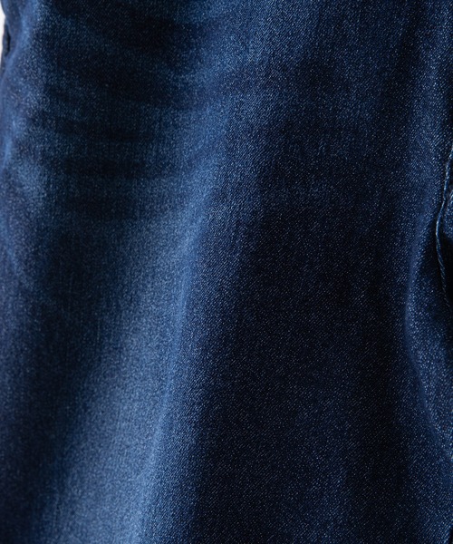 Blue Standard （ブルースタンダード）の「【BLUE STANDARD/ブルースタンダード】スーパーストレッチデニム テーパード 軽量 体型カバー（デニムパンツ・メンズ・ワンウォッシュ/スミクロ/インディゴブルー・MEDIUM/LARGE/X-LARGE）」の10枚目の写真