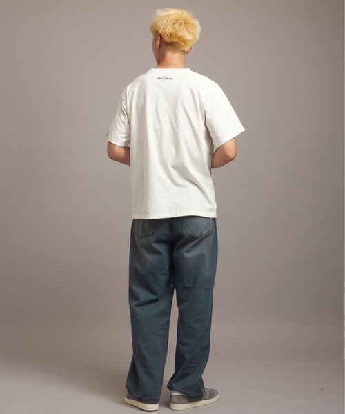 JACKROSE（ジャックローズ）の「B-TRS PARIS/JPN PRINT&LINESTONE SS TEE（Tシャツ/カットソー・メンズ・ブラック/ホワイト系2・M/L）」の22枚目の写真