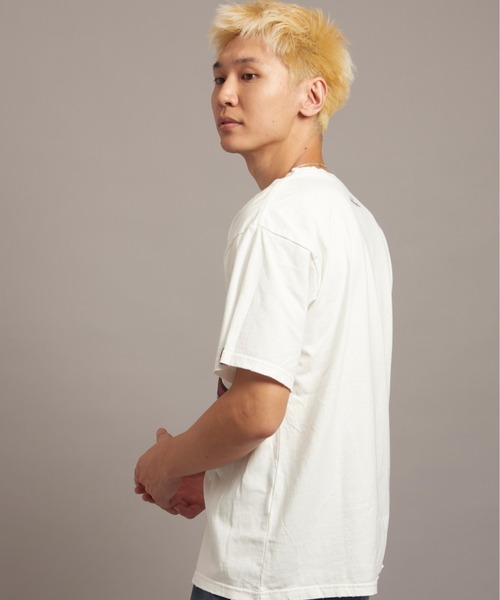JACKROSE（ジャックローズ）の「B-TRS PARIS/JPN PRINT&LINESTONE SS TEE（Tシャツ/カットソー・メンズ・ブラック/ホワイト系2・M/L）」の9枚目の写真