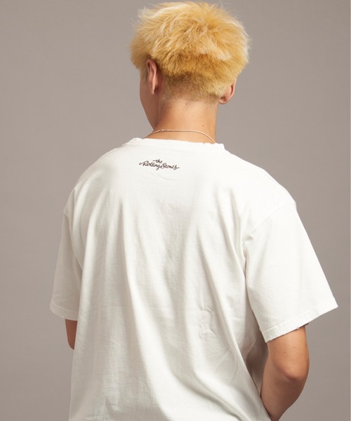 JACKROSE（ジャックローズ）の「B-TRS PARIS/JPN PRINT&LINESTONE SS TEE（Tシャツ/カットソー・メンズ・ブラック/ホワイト系2・M/L）」の7枚目の写真