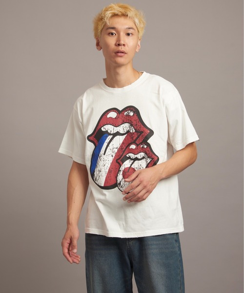 JACKROSE（ジャックローズ）の「B-TRS PARIS/JPN PRINT&LINESTONE SS TEE（Tシャツ/カットソー・メンズ・ブラック/ホワイト系2・M/L）」の6枚目の写真