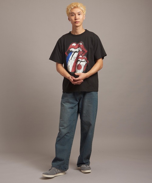 JACKROSE（ジャックローズ）の「B-TRS PARIS/JPN PRINT&LINESTONE SS TEE（Tシャツ/カットソー・メンズ・ブラック/ホワイト系2・M/L）」の13枚目の写真