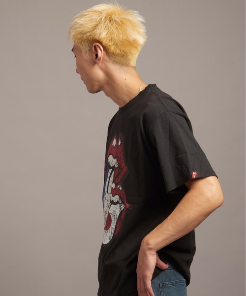 JACKROSE（ジャックローズ）の「B-TRS PARIS/JPN PRINT&LINESTONE SS TEE（Tシャツ/カットソー・メンズ・ブラック/ホワイト系2・M/L）」の20枚目の写真