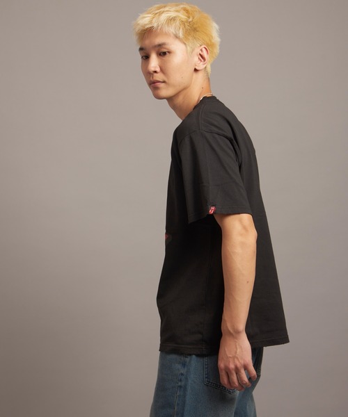 JACKROSE（ジャックローズ）の「B-TRS PARIS/JPN PRINT&LINESTONE SS TEE（Tシャツ/カットソー・メンズ・ブラック/ホワイト系2・M/L）」の16枚目の写真