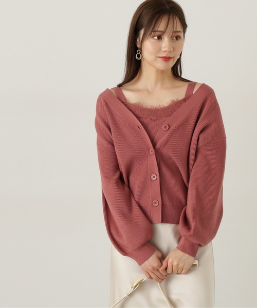 PROPORTION BODY DRESSING（プロポーションボディドレッシング）の「レース付きニットアンサンブル / 1214270012（ニット/セーター・レディース・グレー/ピンク/ベージュ・FREE）」の21枚目の写真