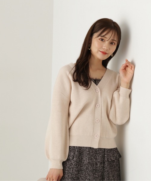 PROPORTION BODY DRESSING（プロポーションボディドレッシング）の「レース付きニットアンサンブル / 1214270012（ニット/セーター・レディース・グレー/ピンク/ベージュ・FREE）」の4枚目の写真